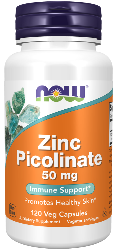 NOW FOODS , Zinc Picolinate 50 mg , 120 Veg Capsules