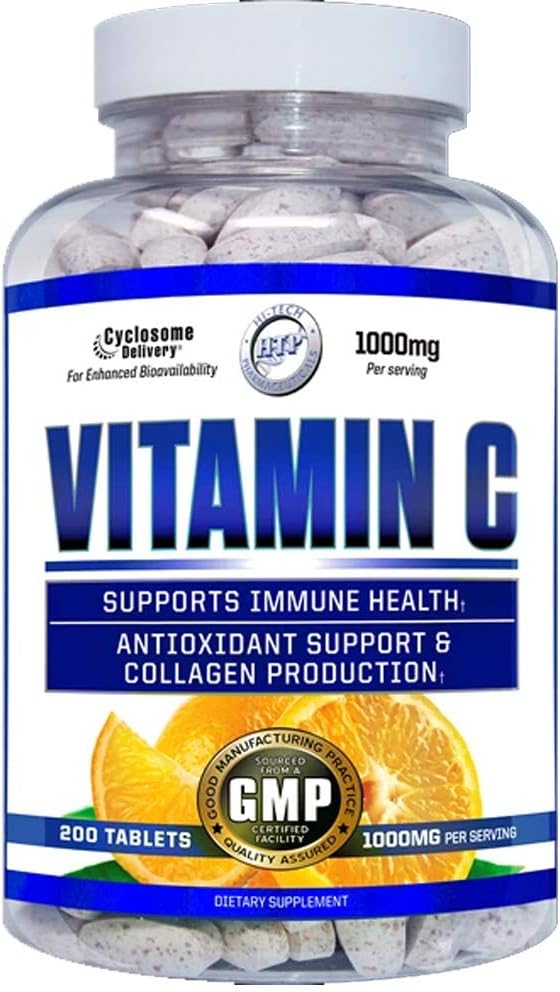 Hi Tech Pharmaceuticals, Vitamin C, 1000 mg, 200 Tablets