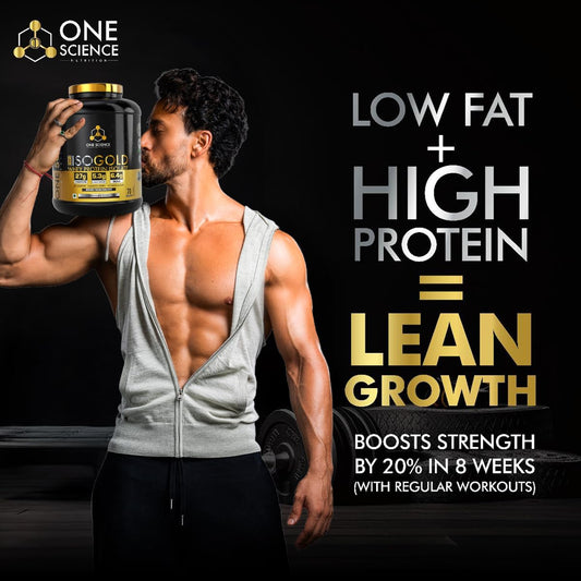 One Science Nutrition ISO Gold Whey Protein Isolate | Chocolate Charge | 5lbs | 70 Servings