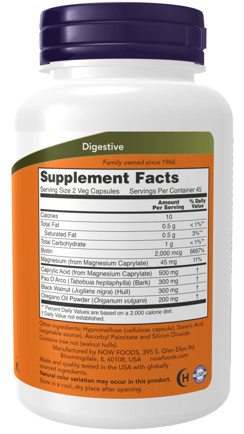 NOW Candida Support, 90 veg cap