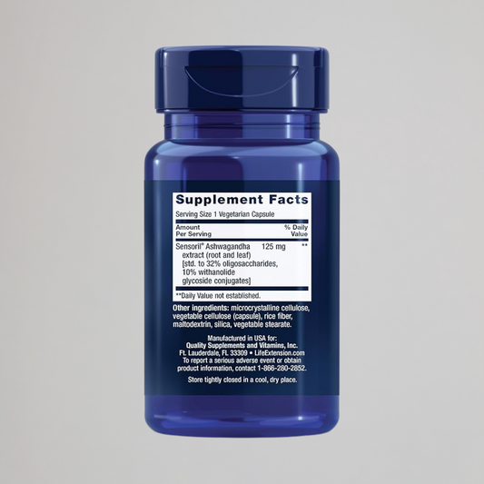 Life Extension, Optimized Ashwagandha Extract, 60 Veggie Caps