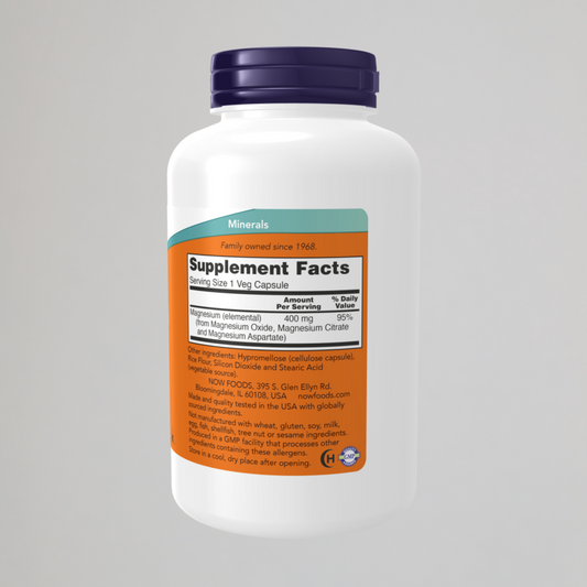 Magnesium 400 mg 180 capsules