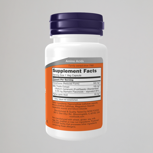 Now Foods Glutathione 500mg, 60 cap