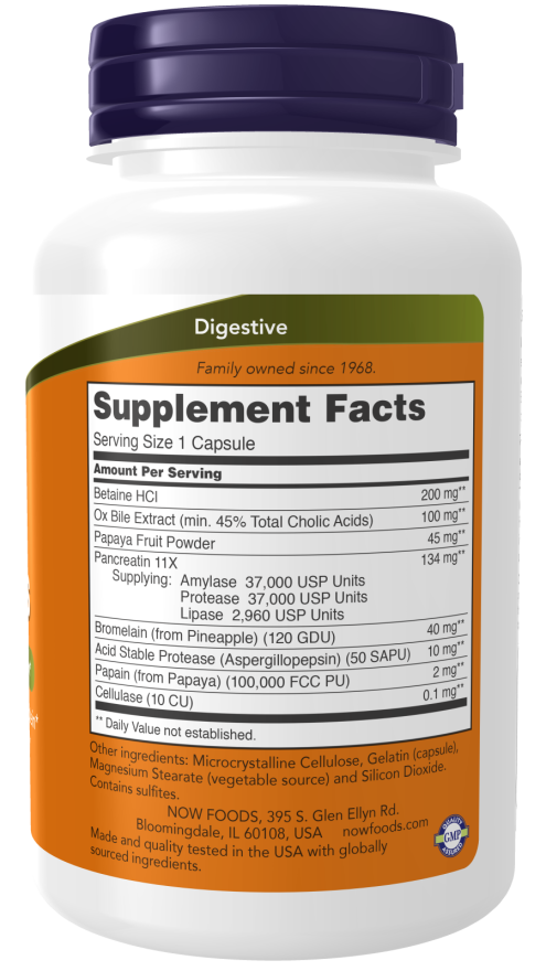 now foods super enzyme, 90 cap