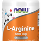 NOW FOODS, L-Arginine 500 mg , 100 Veg Capsules