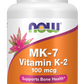 NOW FOODS, MK-7 Vitamin K-2 100 mcg , 60 Veg Capsules