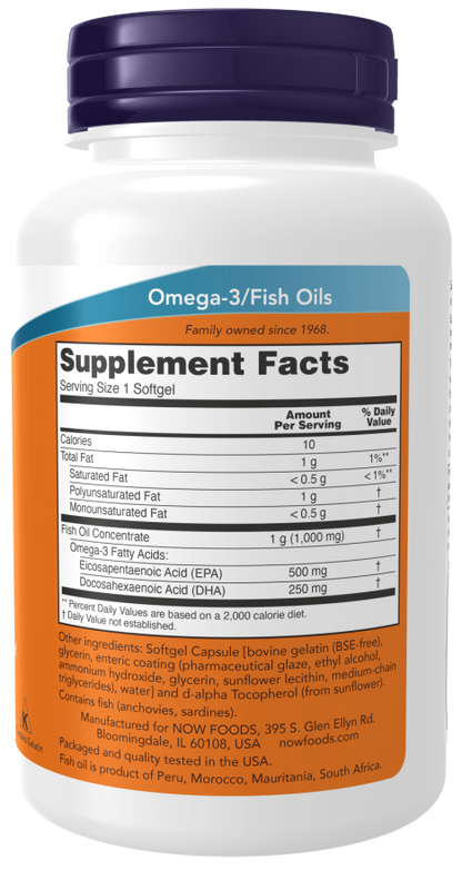 ULTRA OMEGA-3 FISH OIL (BOVINE GELATIN) SOFTGELS