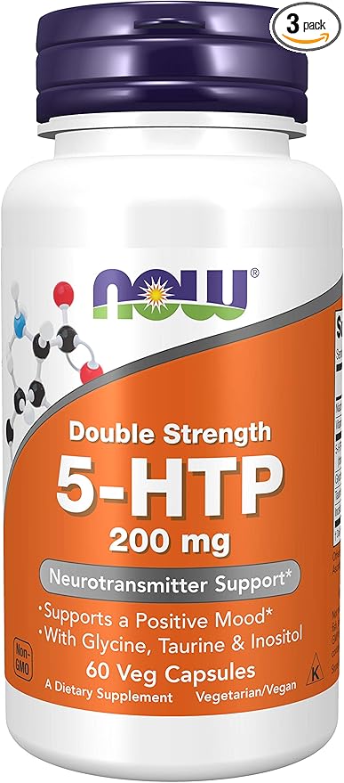 Now Foods 5-HTP 200 mg - 60 veg Caps
