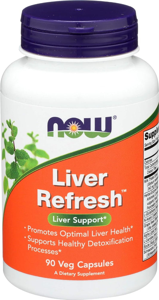 Now Liver Refresh 90 Capsules