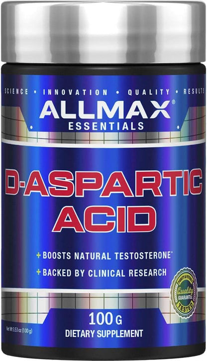 ALLMAX Nutrition, D-Aspartic Acid, 3.53 oz (100 g) powder