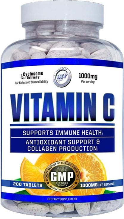 Hi Tech Pharmaceuticals, Vitamin C, 1000 mg, 200 Tablets
