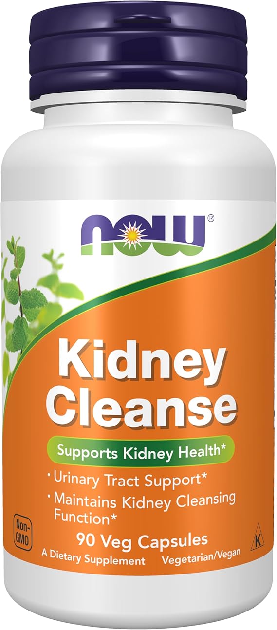 NOW Foods Supplements, Kidney Cleanse , 90 Veg Capsules
