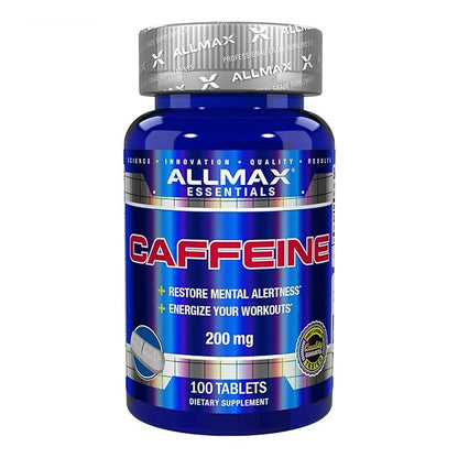 Allmax Nutrition Caffeine - 200 g (Pack of 100 Tablets)