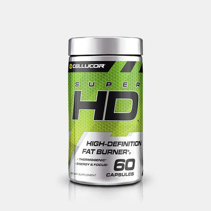 Cellucor SuperHD Thermogenic Fat Burner Weight Loss Supplement, Appetite Suppressant, & Energy Booster Capsimax, Green Tea Extract, 160mg Caffeine & More 60 Capsules (Packaging May Vary)