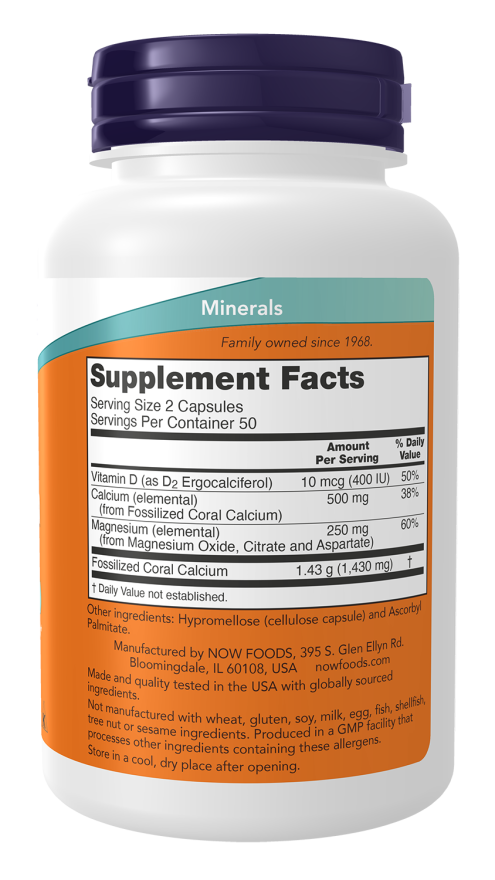 now Coral Calcium Plus Capsules 100cap