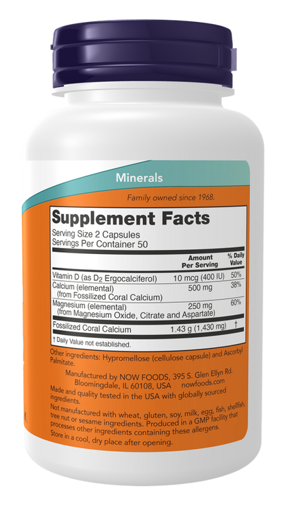 now Coral Calcium Plus Capsules 100cap