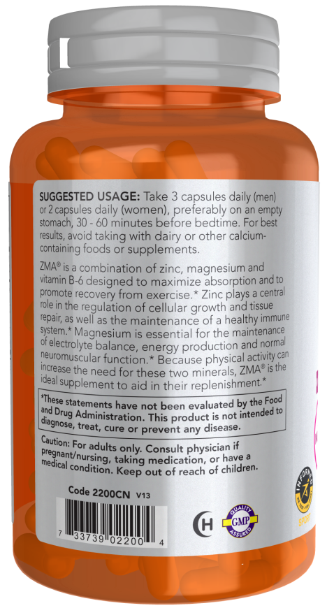 NOW FOODS , ZMA 90 Capsules