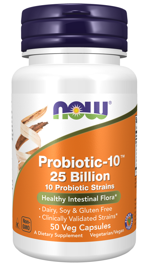 NOW FOODS, Probiotic-10™ 25 Billion 50  Veg Capsules