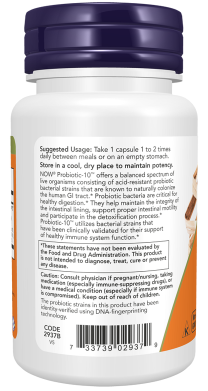 NOW FOODS, Probiotic-10™ 25 Billion 50  Veg Capsules