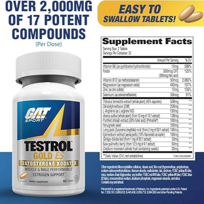 GAT SPORT Testrol Gold ES 60 Tablets