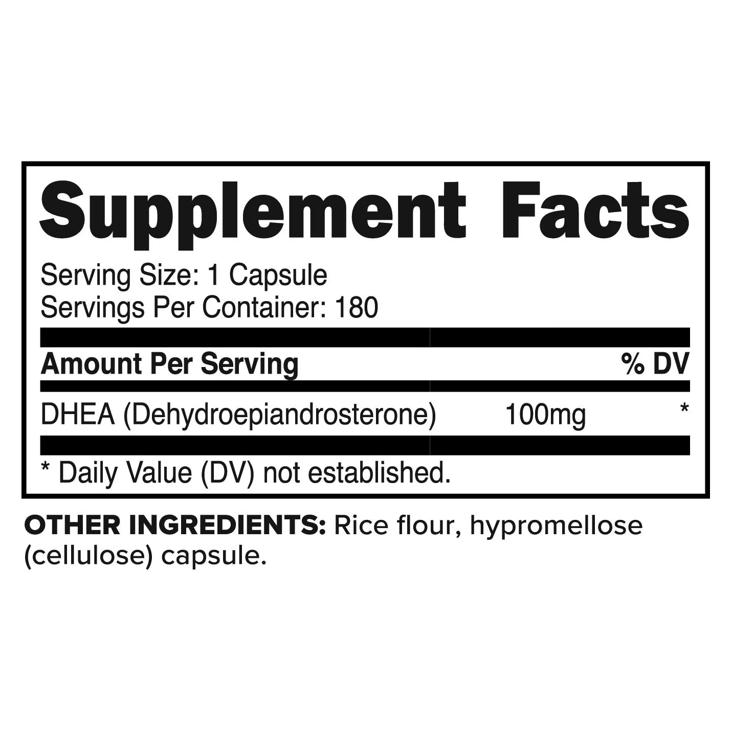 PrimaForce DHEA 100mg / 180capsules