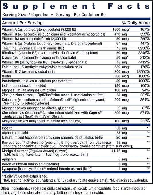 Life Extension Two-Per-Day Multivitamin , 120 Capsules