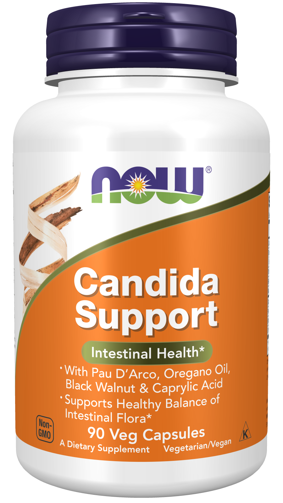 NOW Candida Support, 90 veg cap
