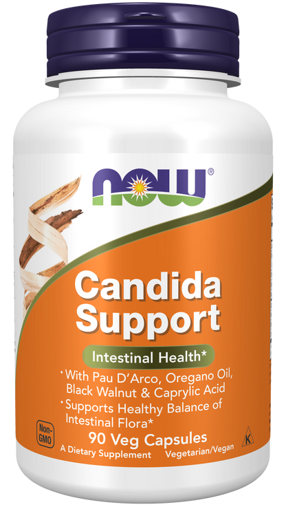 NOW Candida Support, 90 veg cap