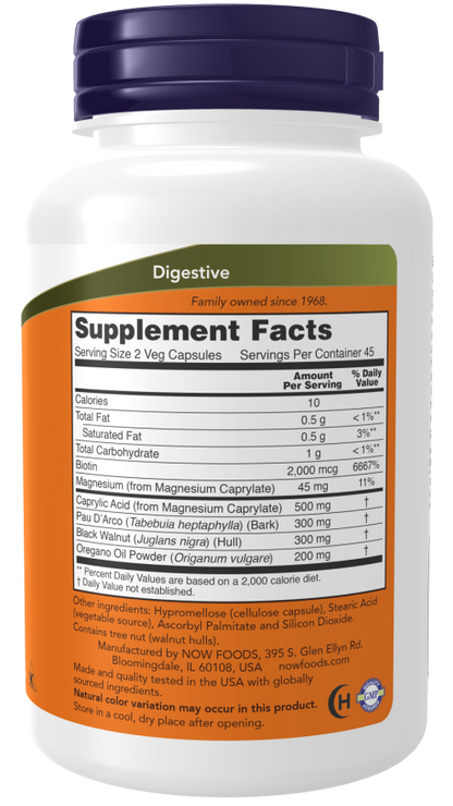 NOW Candida Support, 90 veg cap