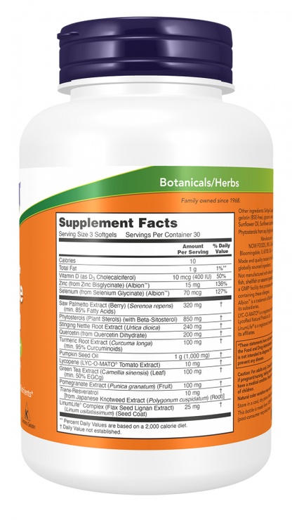 NOW FOODS, Prostate Health Clinical Strength , 90 Softgels