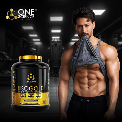 One Science Nutrition ISO Gold Whey Protein Isolate | Chocolate Charge | 5lbs | 70 Servings