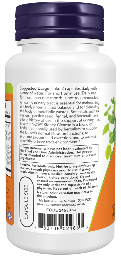 Now Kidney Cleanse 90 Veg Capsules