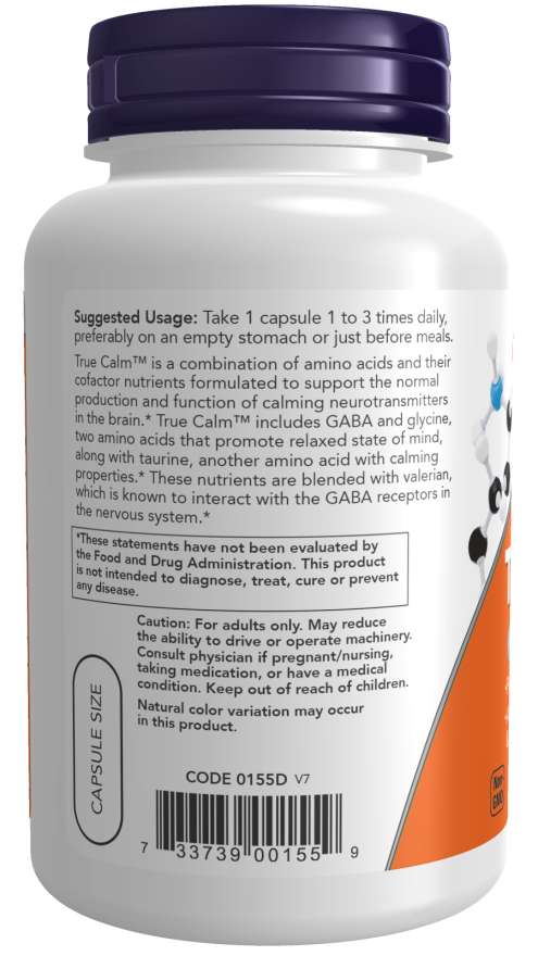 Now True Calm™  90 Veg Capsules