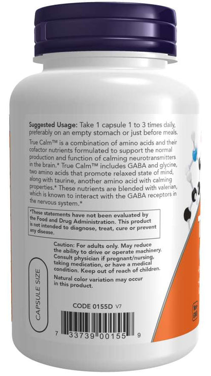 Now True Calm™  90 Veg Capsules