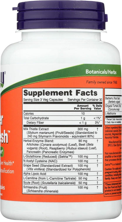 Now Liver Refresh 90 Capsules