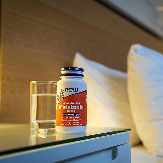 Now Foods Melatonin,10 mg,100 Vcaps,