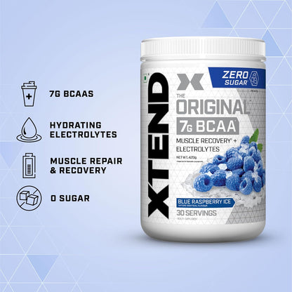 XTEND ORIGINAL BCAA POWDER - SUGAR FREE WORKOUT MUSCLE RECOVERY DRINK