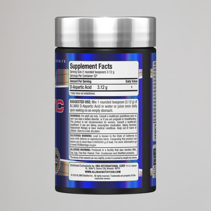 ALLMAX Nutrition, D-Aspartic Acid, 3.53 oz (100 g) powder