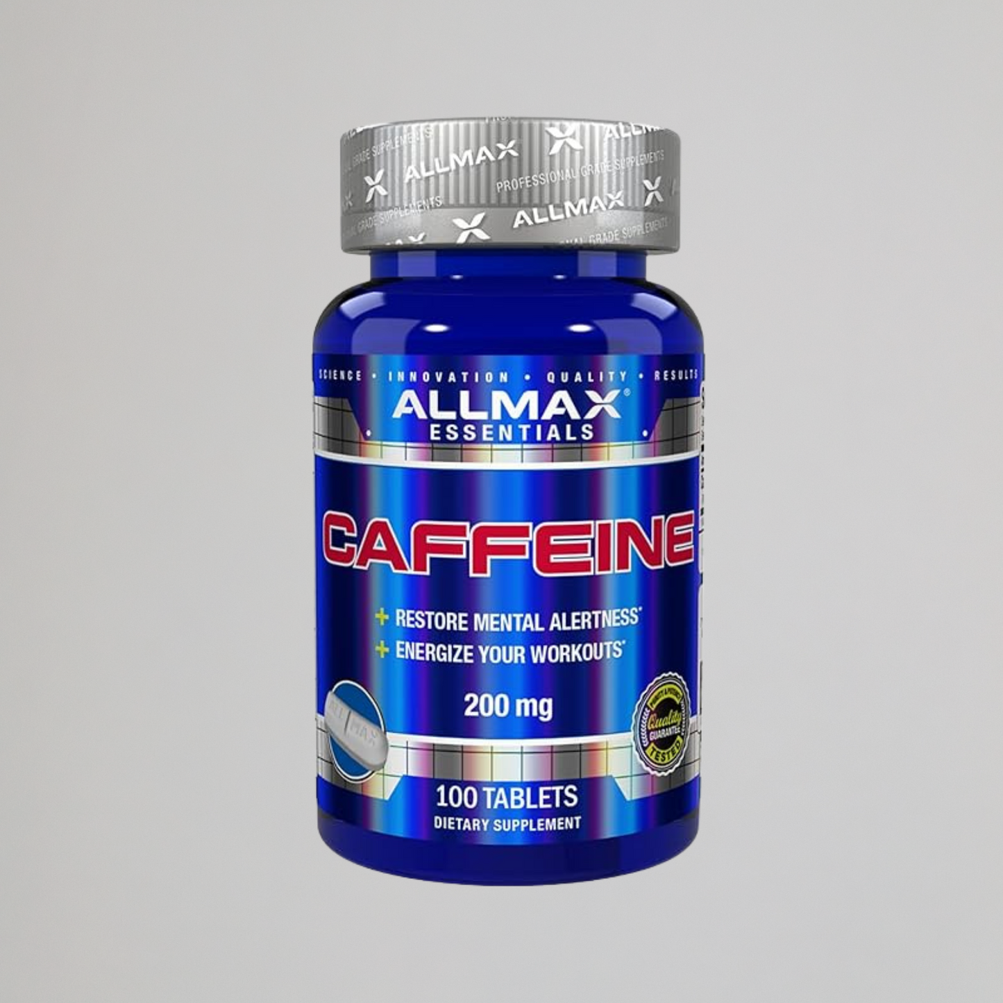 Allmax Nutrition Caffeine - 200 g (Pack of 100 Tablets)
