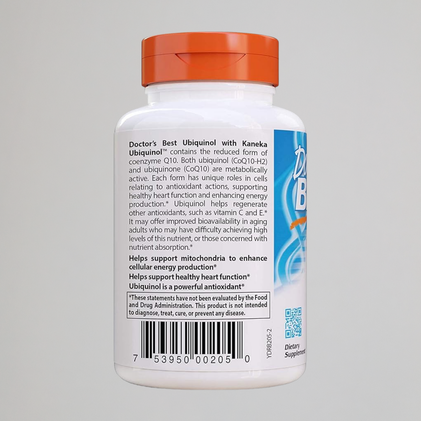 Doctor's Best Ubiquinol with Kaneka 100 mg - 60 Softgels