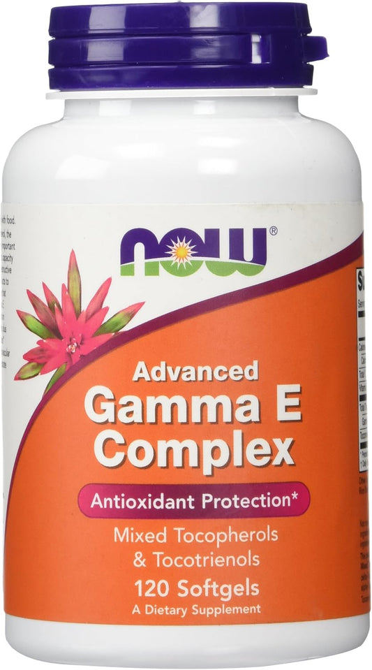 NOW Supplements, Advanced Gamma E COMPLEX , 120 Softgels