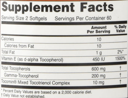 NOW Supplements, Advanced Gamma E COMPLEX , 120 Softgels