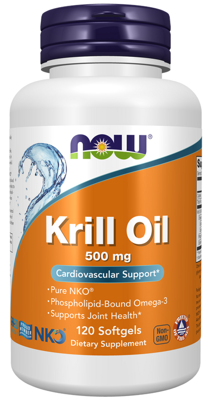NOW FOODS Krill Oil 500 mg , 120 Softgels
