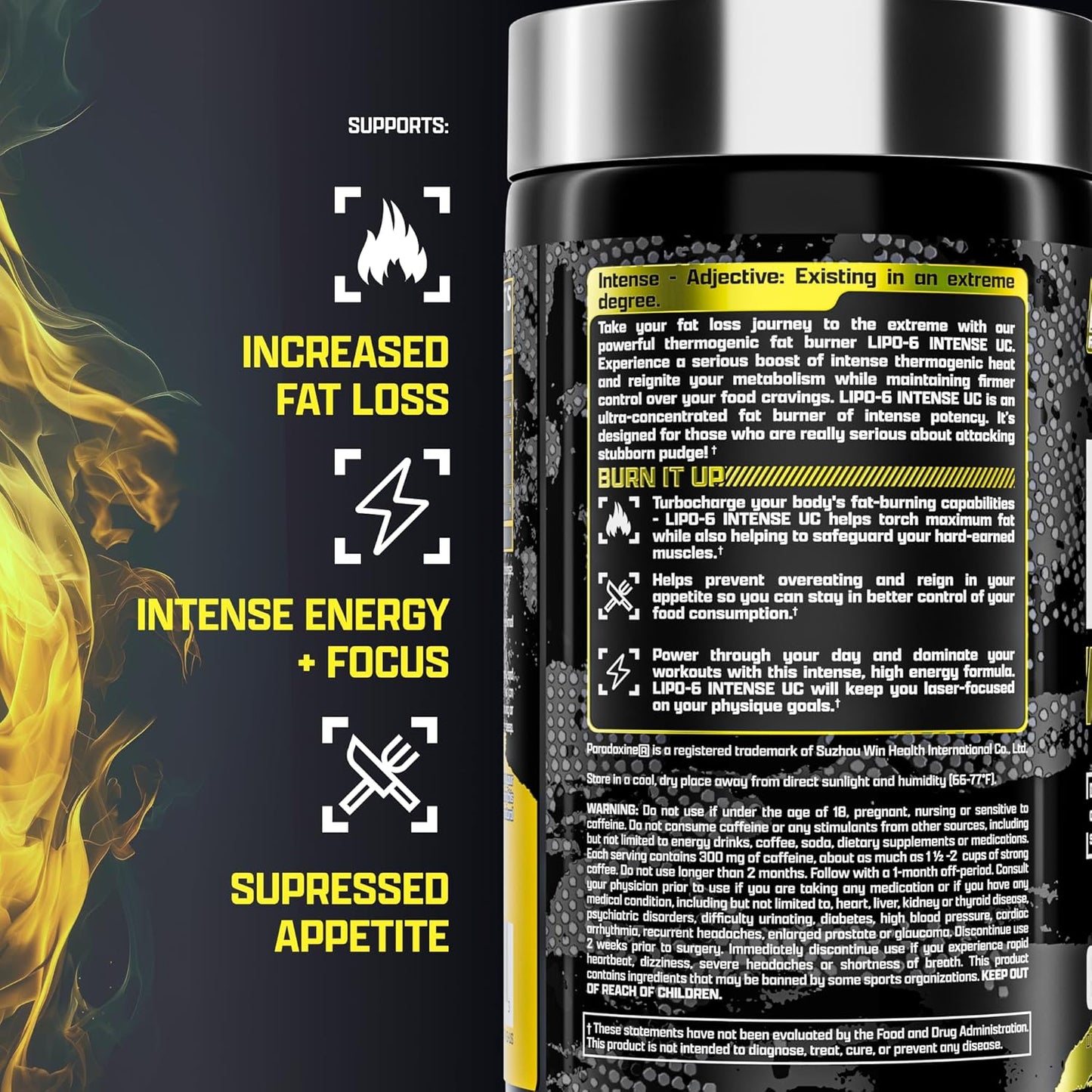 Nutrex Research Lipo6 Black Intense Ultra Concentrate - 60 CAPSULES