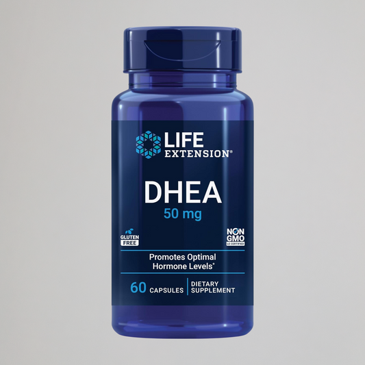 Life Extension DHEA 50 mg – Dehydroepiandrosterone– 60 Capsules