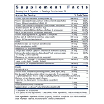 Life Extension Two-Per-Day Multivitamin , 120 Capsules