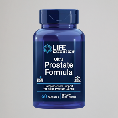 Life Extension Ultra Prostate Formula, saw palmetto for men, pygeum, stinging nettle root, lycopene, 11 nutrients for prostate function, non-GMO, gluten-free, 60 softgels