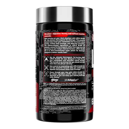 NUTREX, LIPO-6 BLACK UC THE ULTIMATE THERMOGENIC FAT BURNER, 60 CAPS