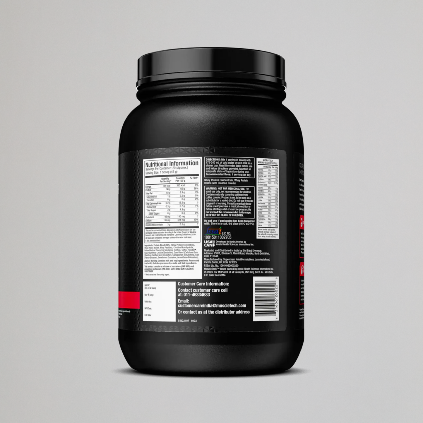 MUSCLETECH™ NITRO-TECH™ WHEY PROTEIN