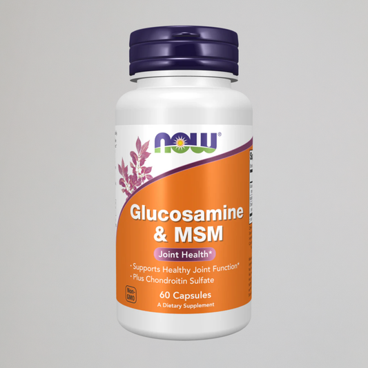 NOW FOODS Glucosamine & MSM , 60 CAPSULES